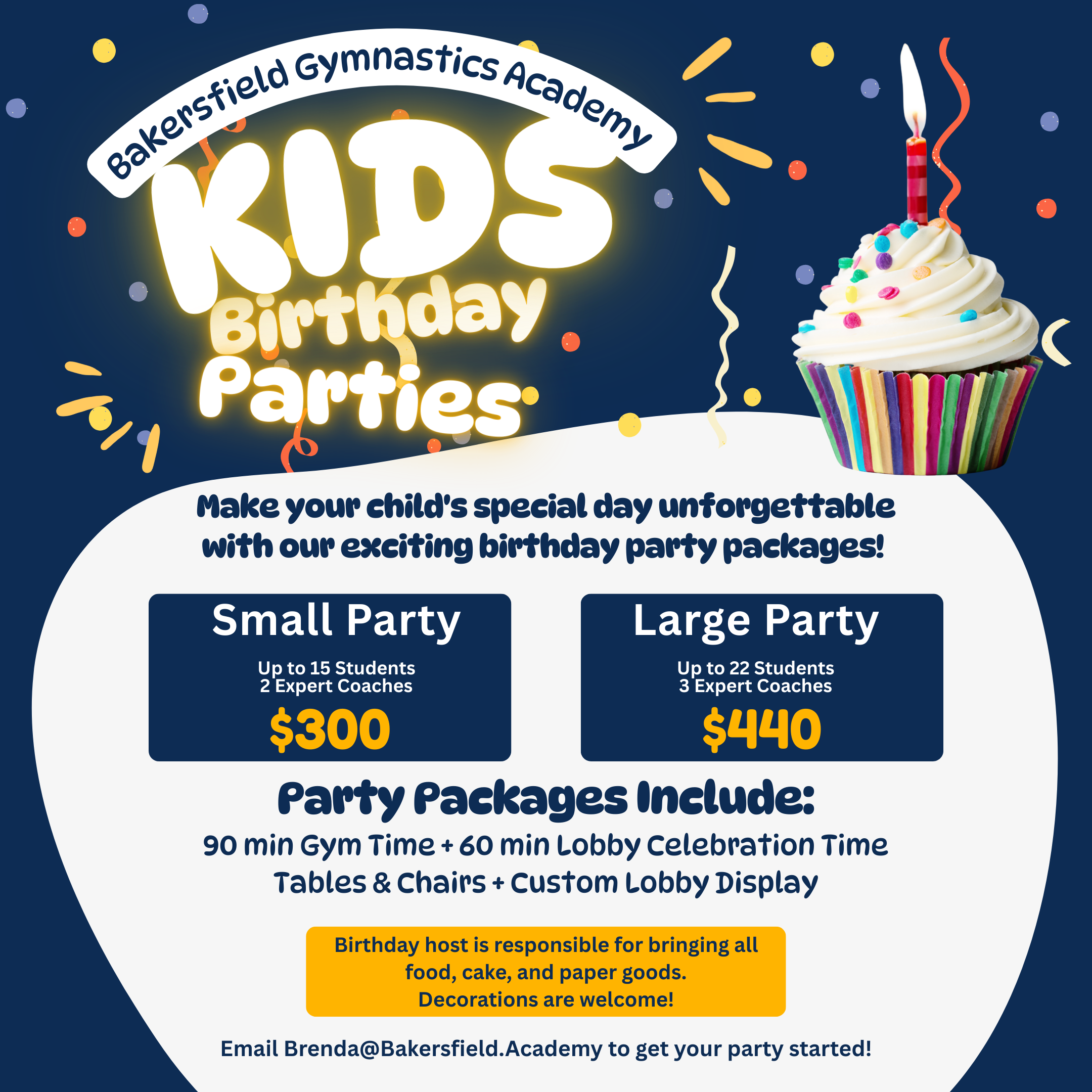 Birthday Party Packages