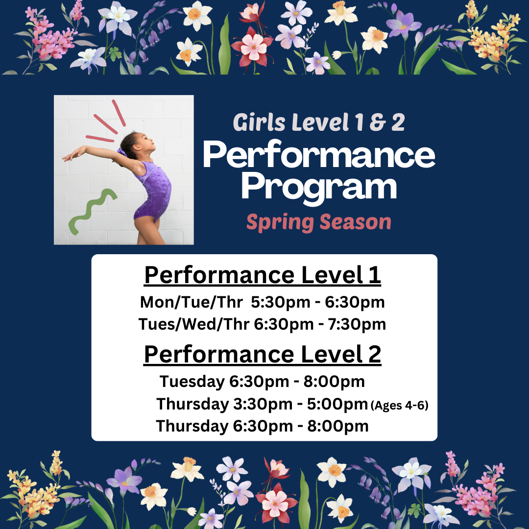 Girls Performance Program Spring