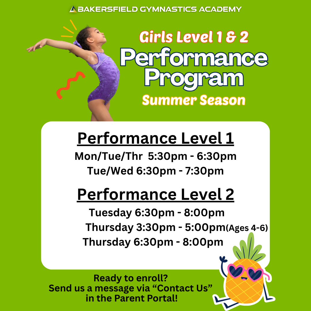 Girls Performance Program Summer 26