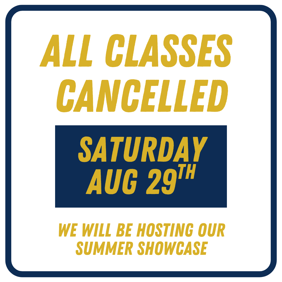 Classes Cancelled Aug 29th