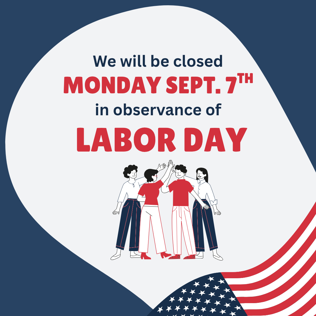 Closed for Labor Day